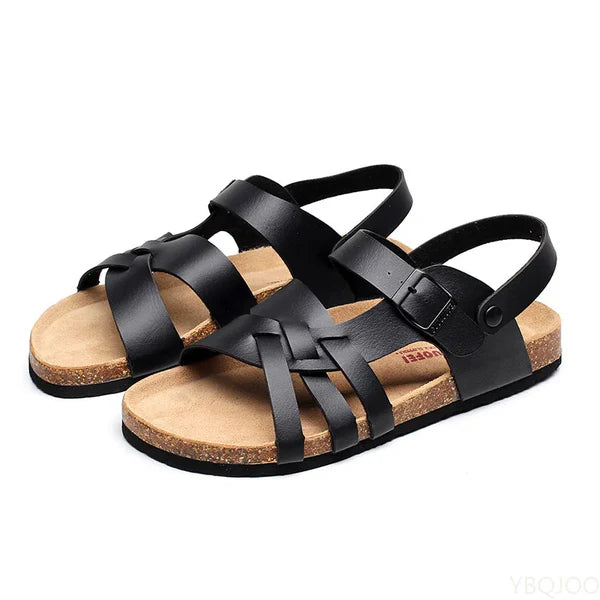 Devika | PU Leren Herensandalen