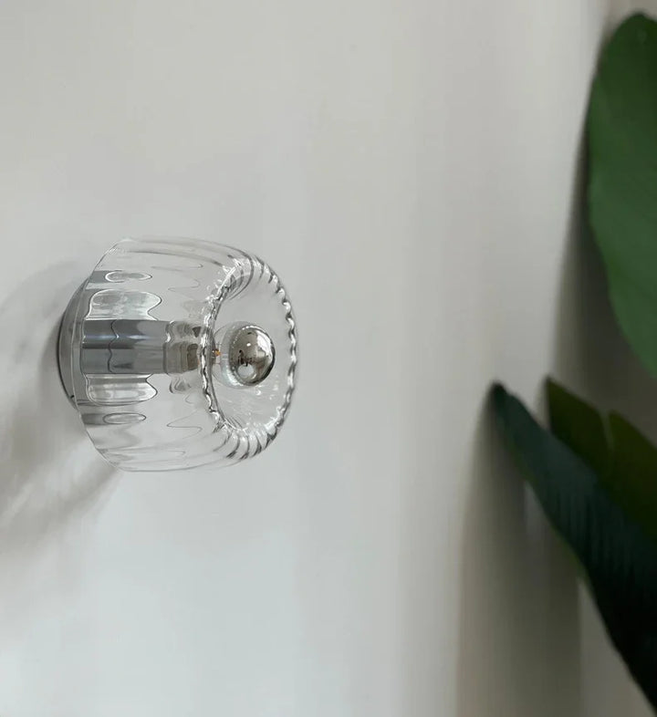 CALORA_ Pablité 'Sunbeam' | Moderne Glas Wandlamp in Nordic Bauhaus