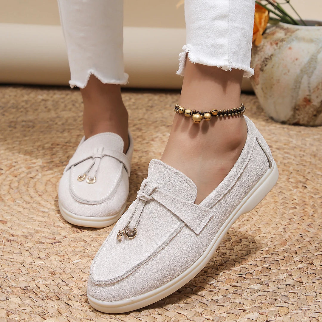 Chic & Comfort Loafers | Dames Leren Instappers voor de Herfst en Lente