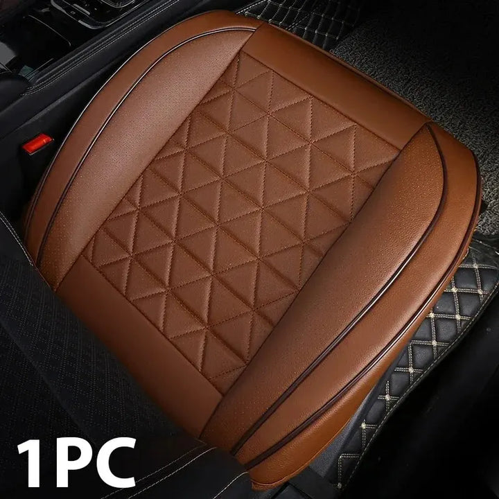 CALORA_ Premium PU Leren Zitting Bescherming | Universele Auto Stoelhoes