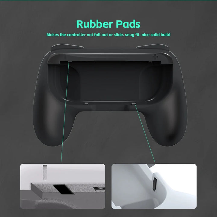 CALORA_ 2 x Comfortabele Grips handvatten voor JoyCon Nintendo Switch