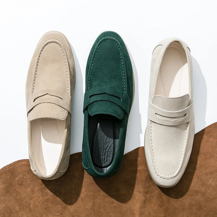 Raffaele | Luxueuze Suède Loafers - heren instappers