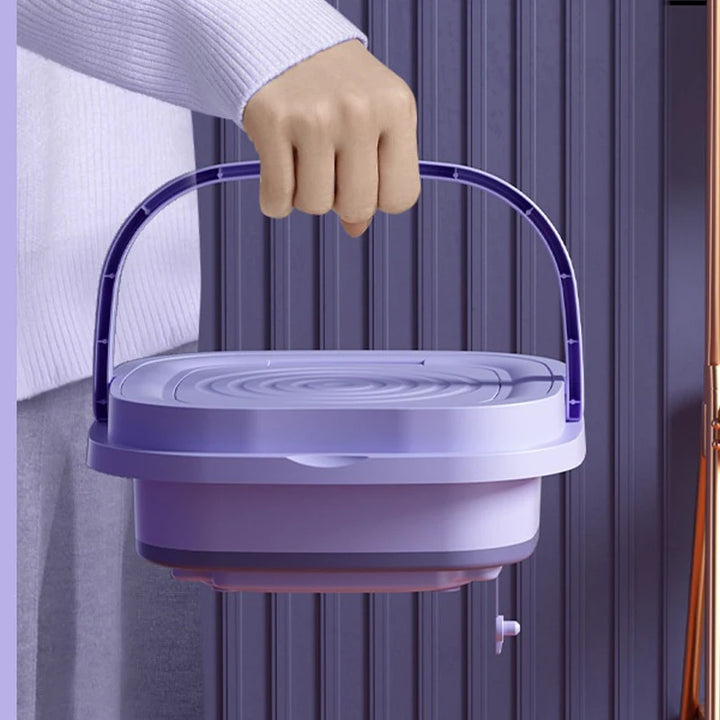 CALORA_ Hadro Max | Vouwbare Draagbare Mini Wasmachine voor Kleding, Sokken en Ondergoed