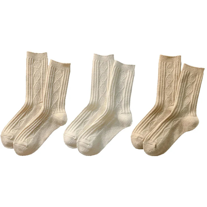 CALORA_ Cashmere Sokken - 3 Paar Dames Winterwarmteset