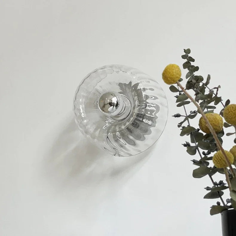 CALORA_ Pablité 'Sunbeam' | Moderne Glas Wandlamp in Nordic Bauhaus