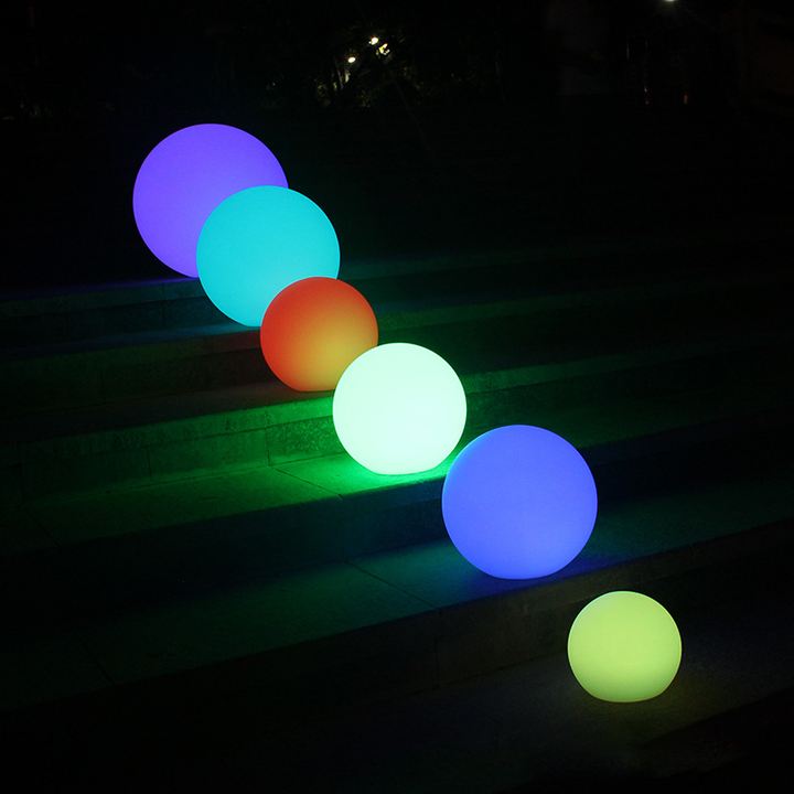 CALORA_ Moderne Bolvormige LED Tuinlamp voor Buiten en Binnen met Draadloze Oplaadbare Batterij