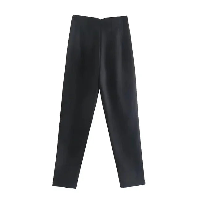 Daline | Elegante geplooide Pantalon met hoge taille