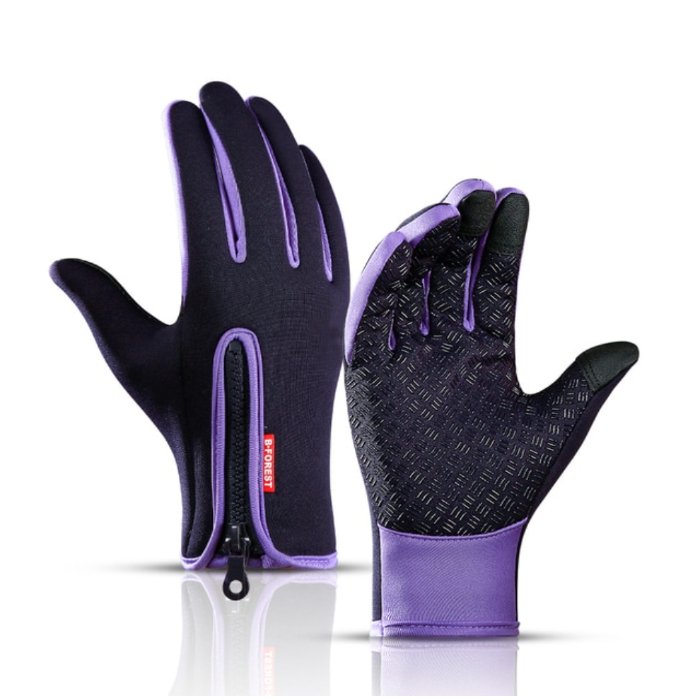 Thermo Winter Handschoenen - Druivenlila - #Calora#