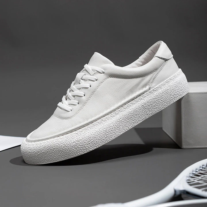 Bellaturo | Premium Leren Sneakers met witte zool