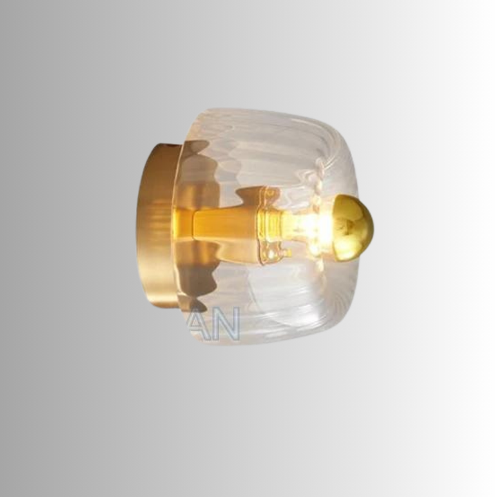 CALORA_ Pablité 'Sunbeam' | Moderne Glas Wandlamp in Nordic Bauhaus