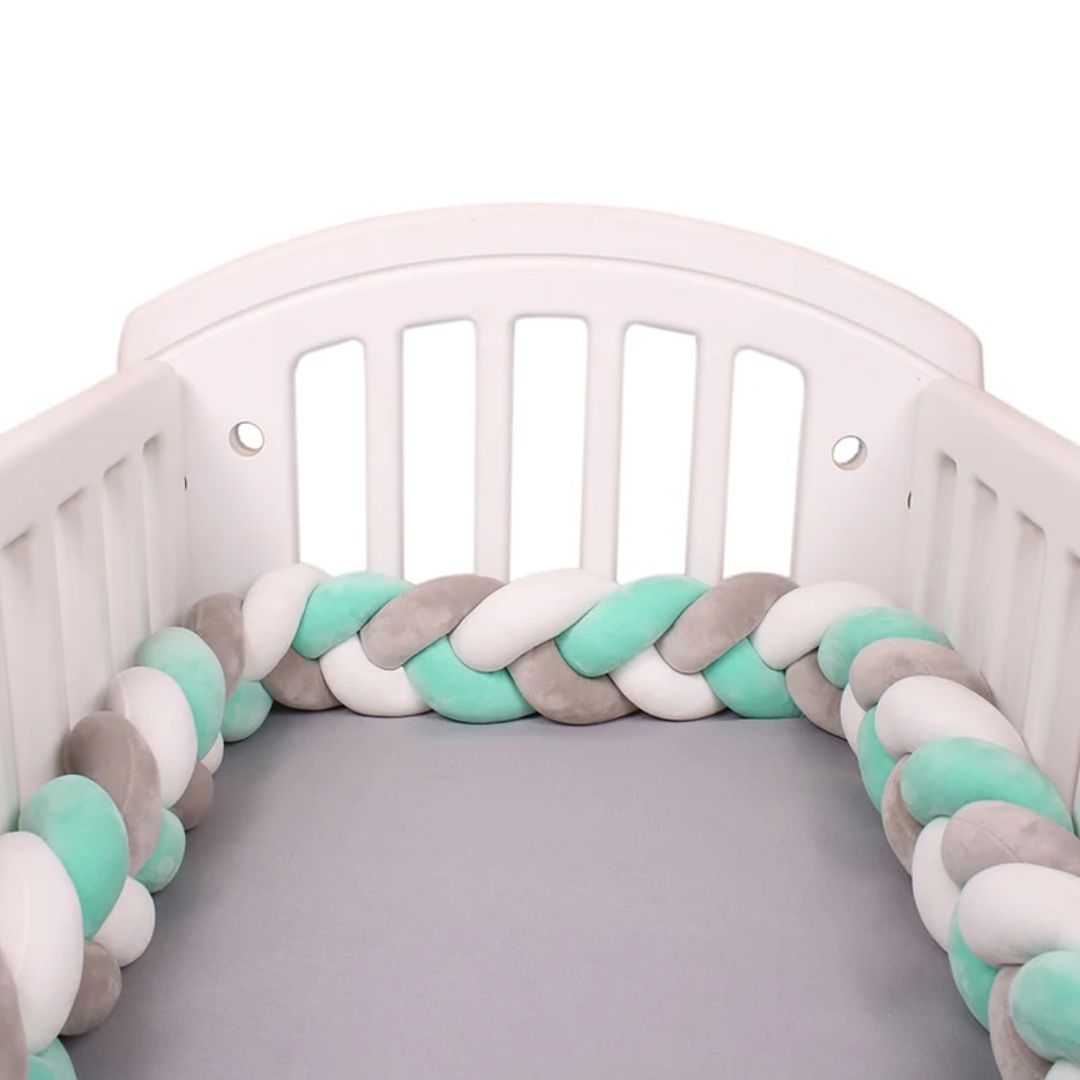 Handgemaakte Zachte Baby Bedbumper voor veiligheid