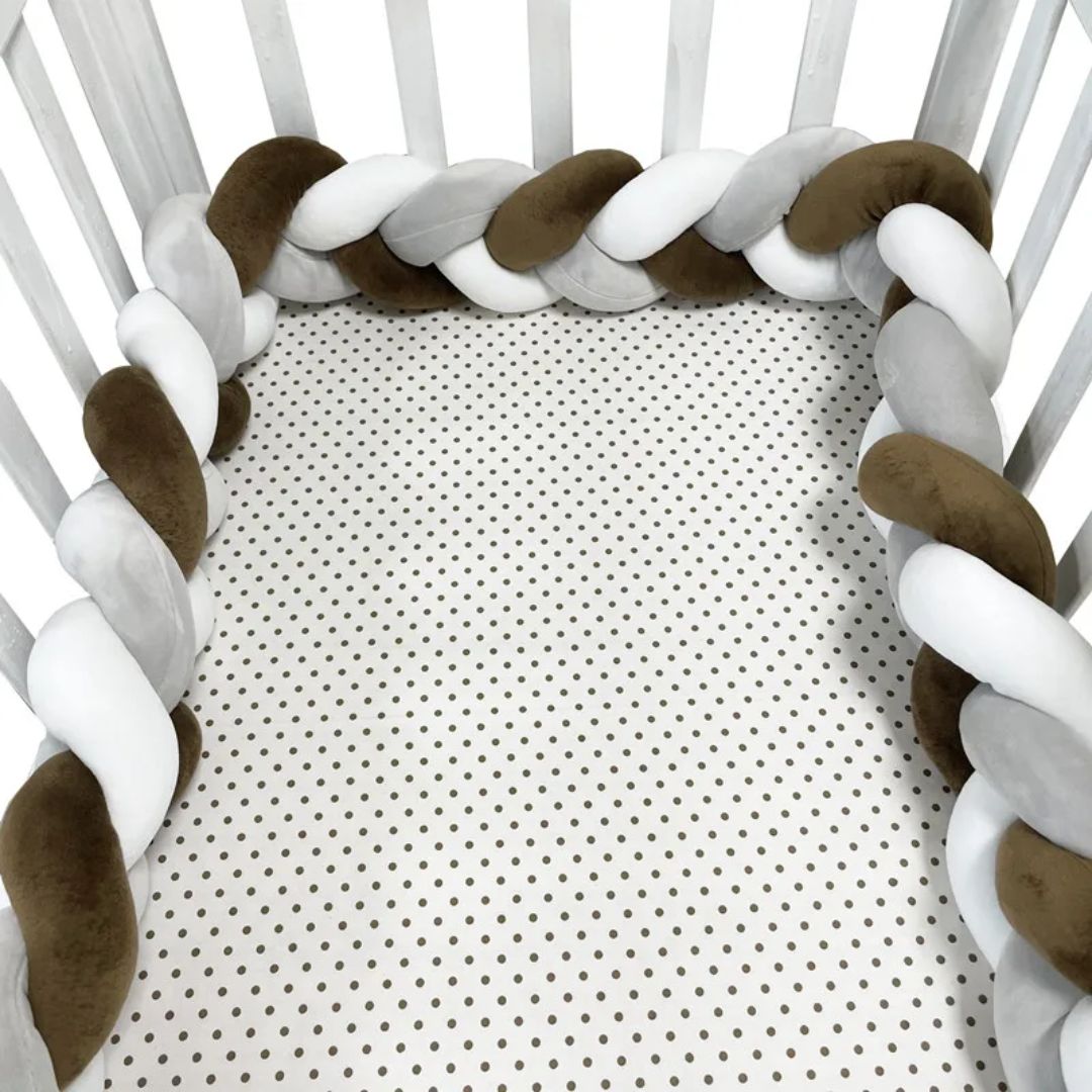 Handgemaakte Zachte Baby Bedbumper voor veiligheid