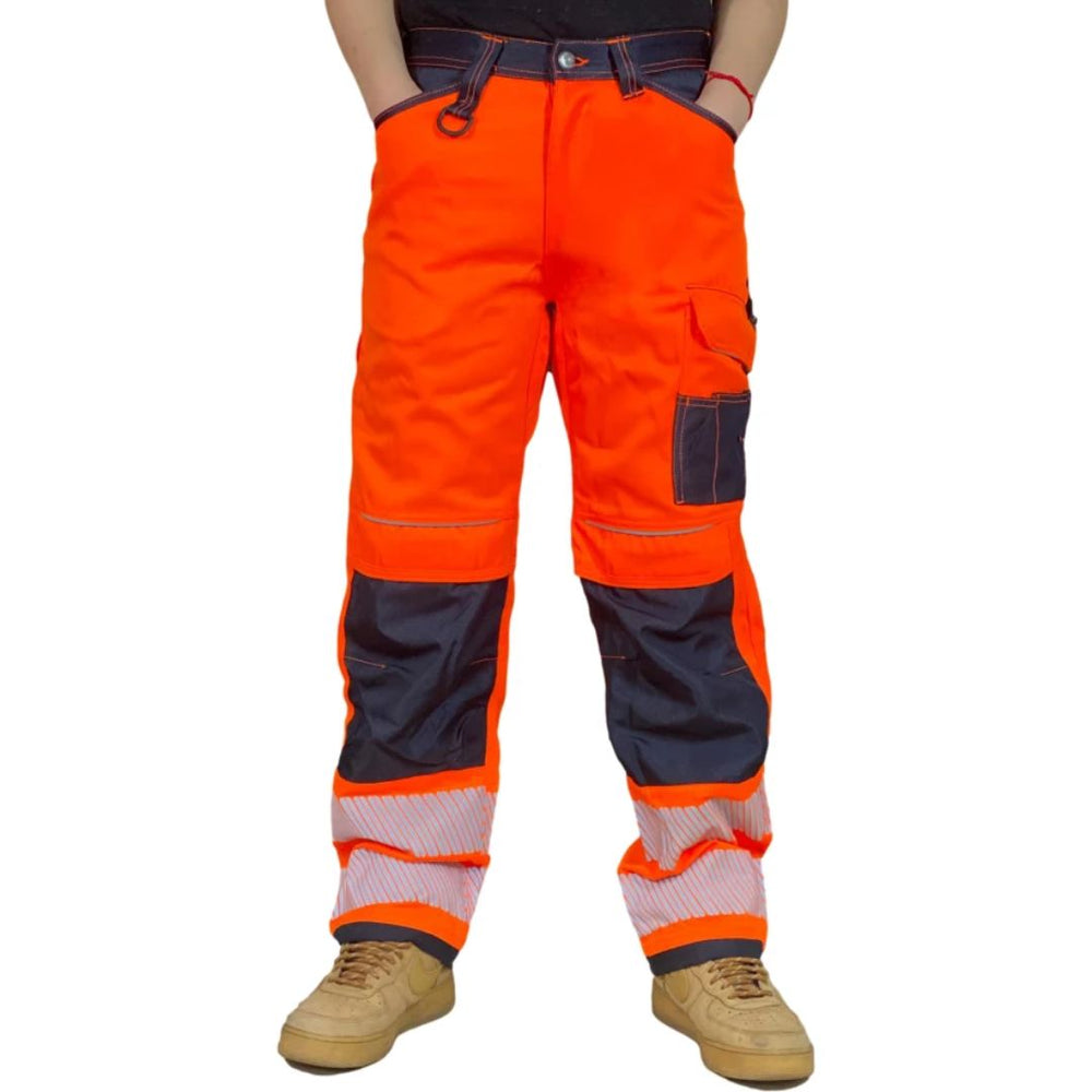 CALORA_ ProtecGear | Multifunctionele Werkbroek - Reflecterende Strepen