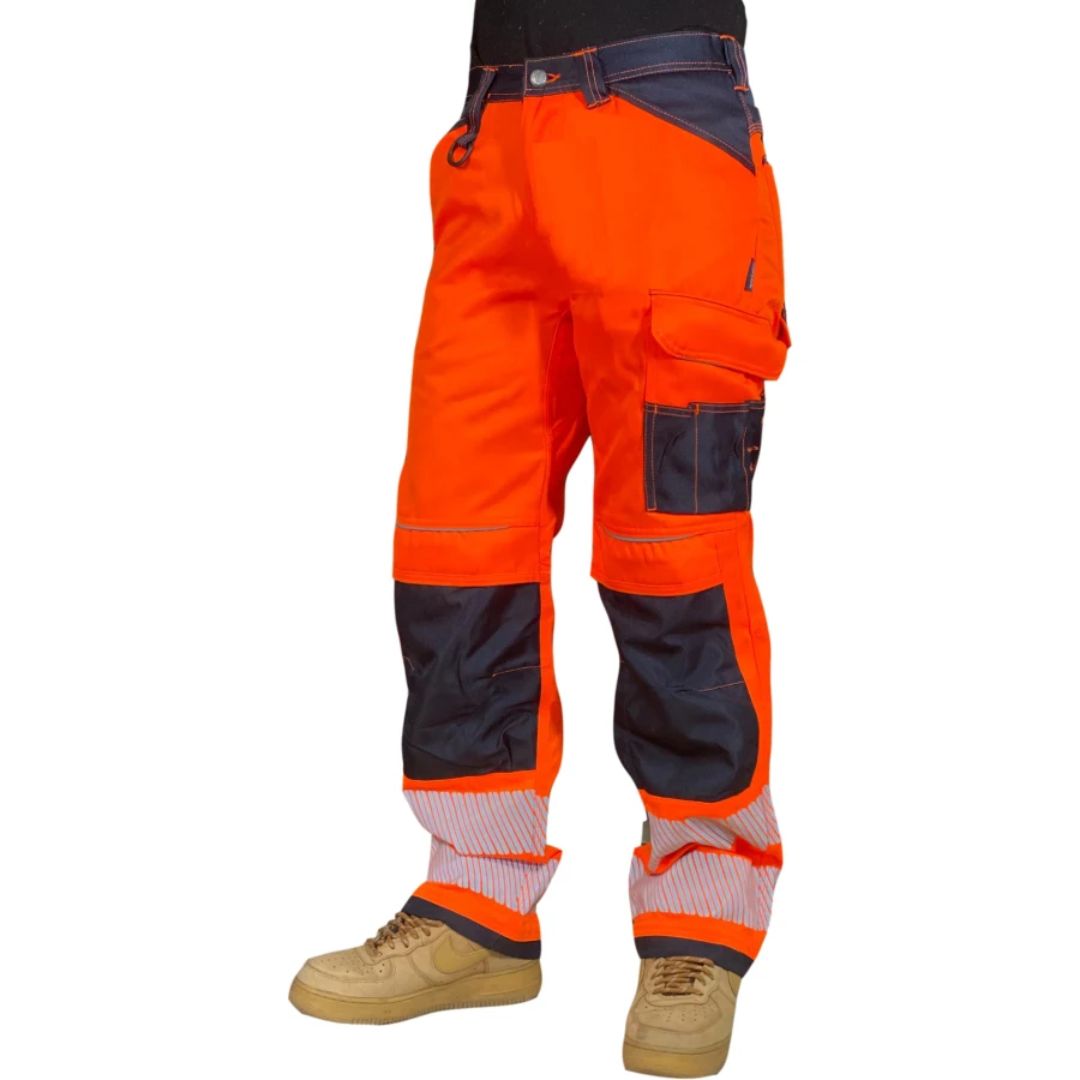 CALORA_ ProtecGear | Multifunctionele Werkbroek - Reflecterende Strepen