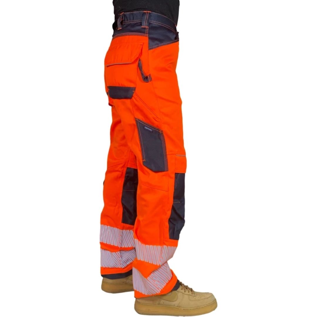 CALORA_ ProtecGear | Multifunctionele Werkbroek - Reflecterende Strepen