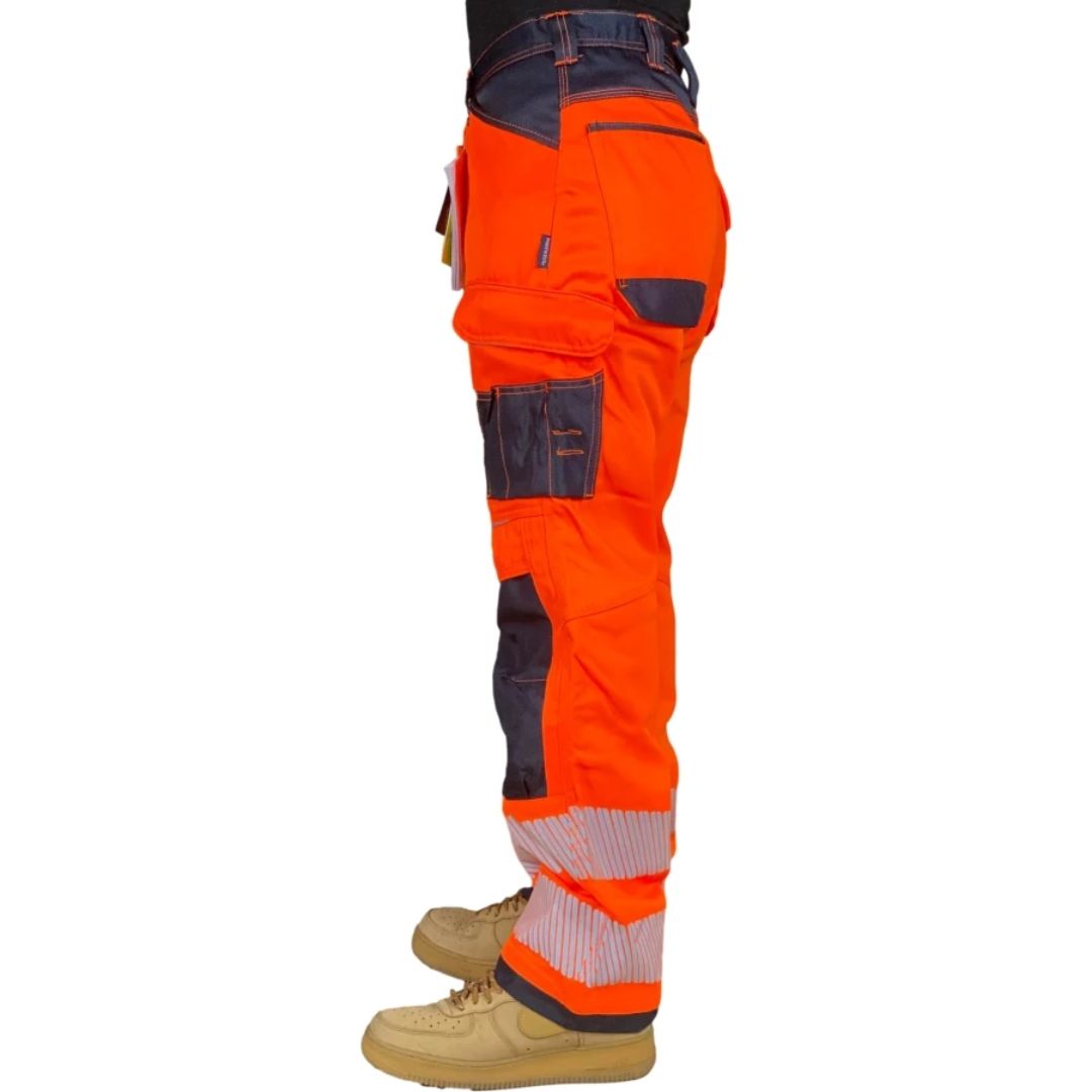 CALORA_ ProtecGear | Multifunctionele Werkbroek - Reflecterende Strepen
