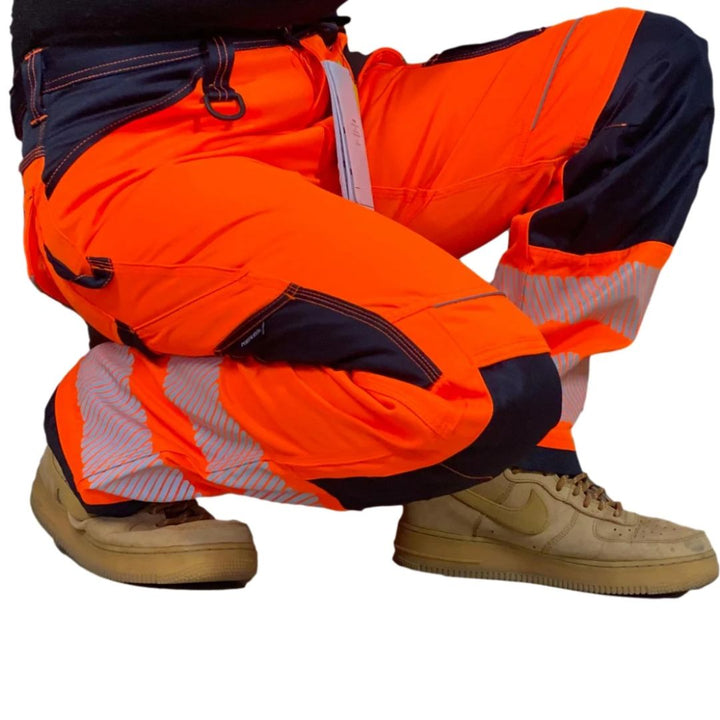 CALORA_ ProtecGear | Multifunctionele Werkbroek - Reflecterende Strepen