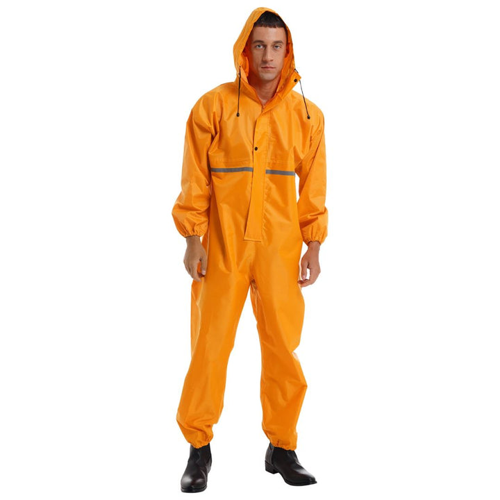 CALORA_ ProtecGear | Veiligheidsoverall met Capuchon - Waterdicht en Reflecterend