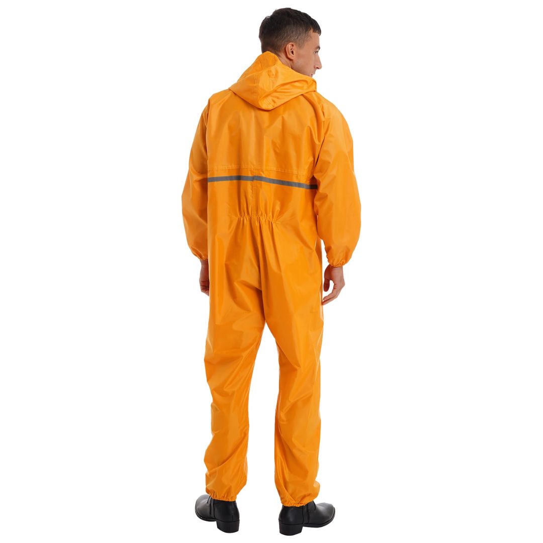 CALORA_ ProtecGear | Veiligheidsoverall met Capuchon - Waterdicht en Reflecterend