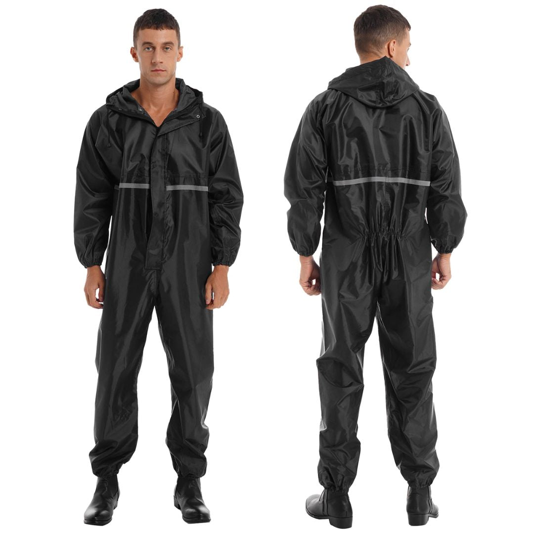 CALORA_ ProtecGear | Veiligheidsoverall met Capuchon - Waterdicht en Reflecterend