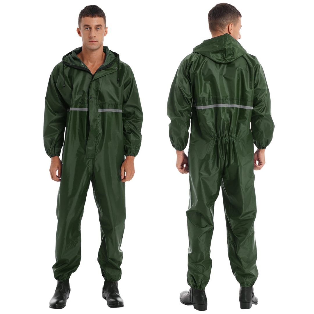 CALORA_ ProtecGear | Veiligheidsoverall met Capuchon - Waterdicht en Reflecterend