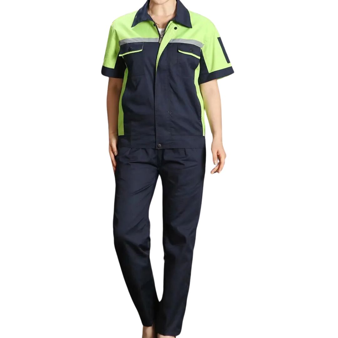 CALORA_ ProtecGear | Werkplaatsveiligheidsoveralls - Reflecterend en Slijtvast