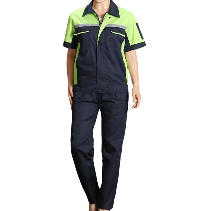 CALORA_ ProtecGear | Werkplaatsveiligheidsoveralls - Reflecterend en Slijtvast