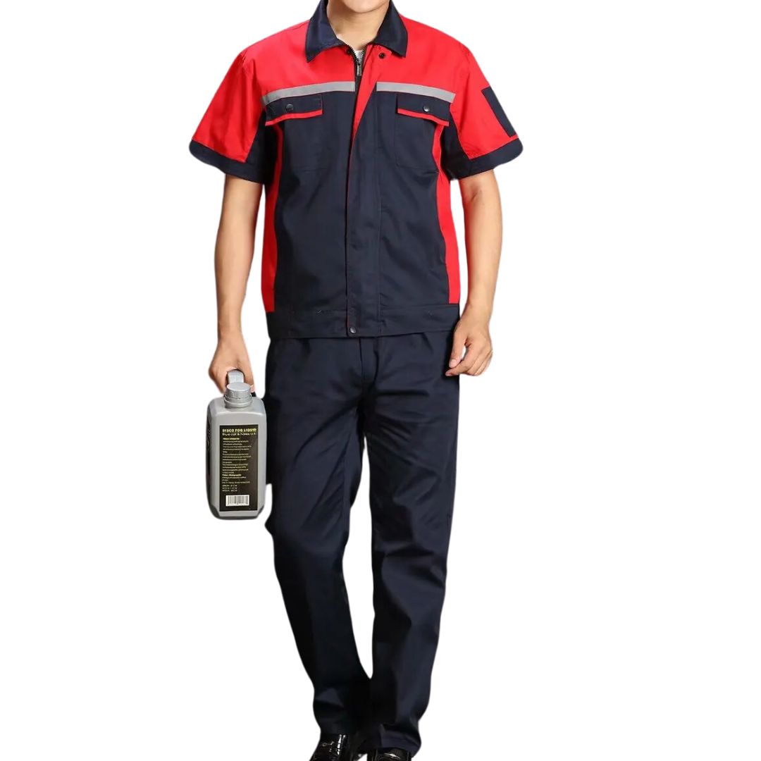 CALORA_ ProtecGear | Werkplaatsveiligheidsoveralls - Reflecterend en Slijtvast
