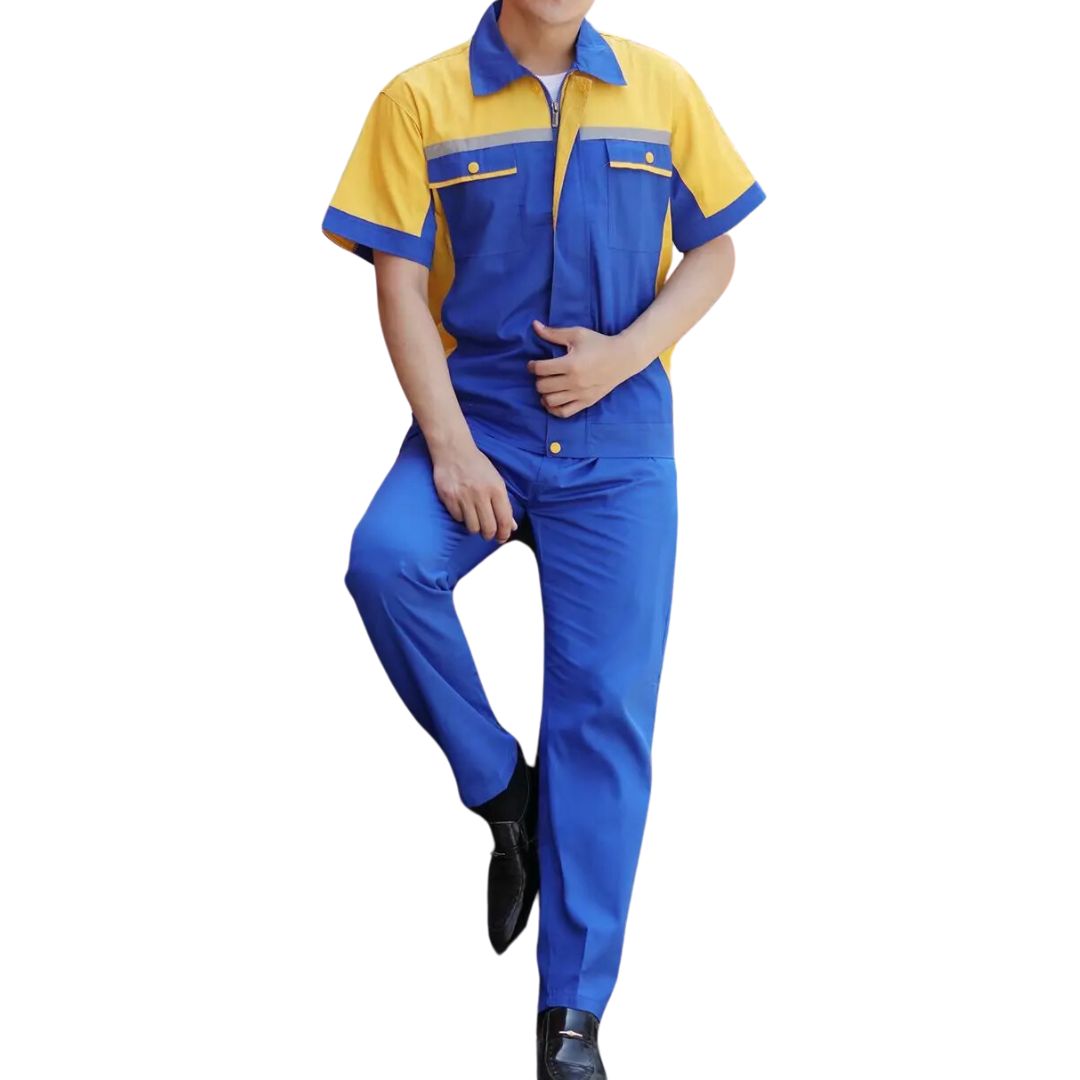 CALORA_ ProtecGear | Werkplaatsveiligheidsoveralls - Reflecterend en Slijtvast