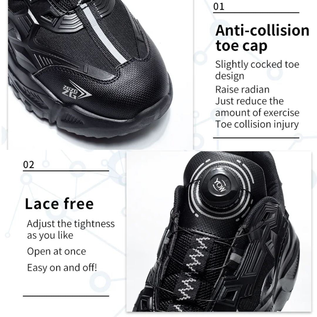CALORA_ Desctructor | Veiligheidswerksneakers - Anti-plet en Prikbestendig