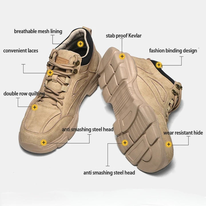 CALORA_ ProtecGear Winter Werksneakers met Stalen Neus
