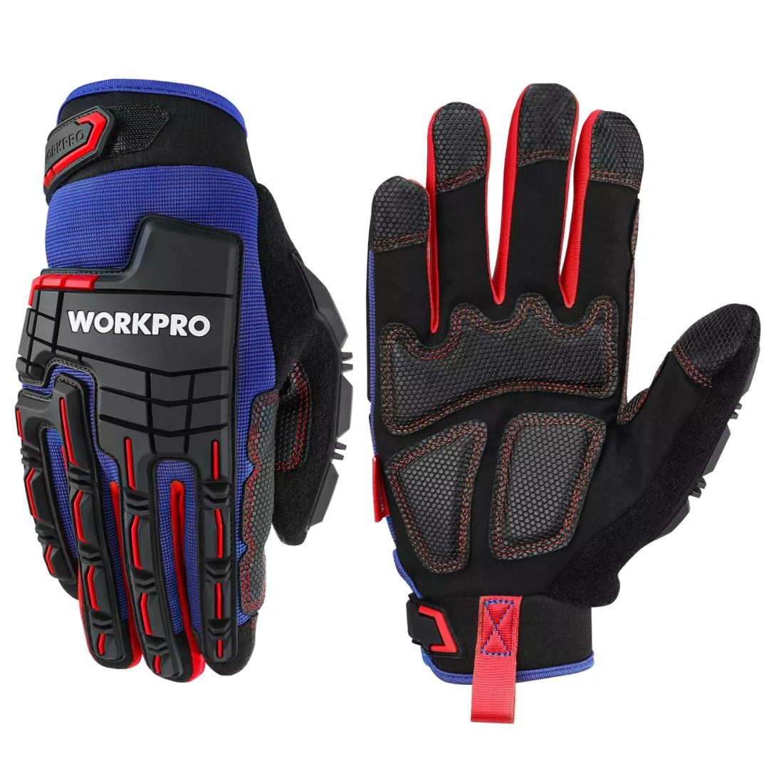 CALORA_ ProtecGear WorkPro | Zware Veiligheid Werkhandschoenen met Touchscreen