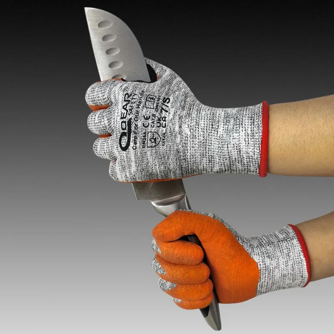 CALORA_ Duratex | Beschermende Werkhandschoenen - Nitril Palm Gecoat, Antislip, Flexibel