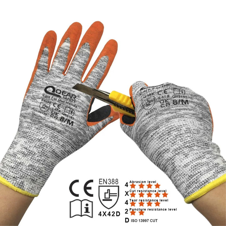 CALORA_ Duratex | Beschermende Werkhandschoenen - Nitril Palm Gecoat, Antislip, Flexibel