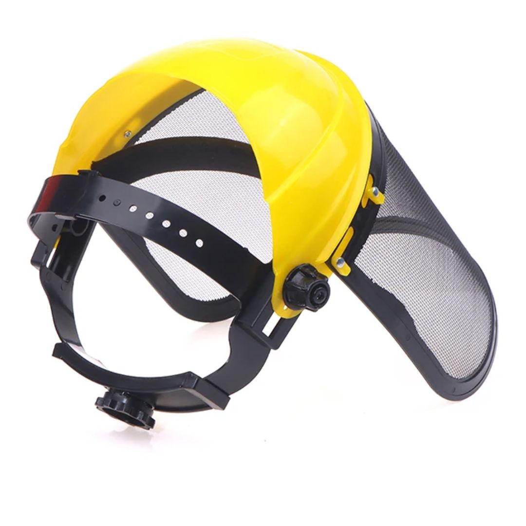 CALORA_ ProtecGear | Veiligheidshelm met Volledig Gezichtsmasker van Gaas