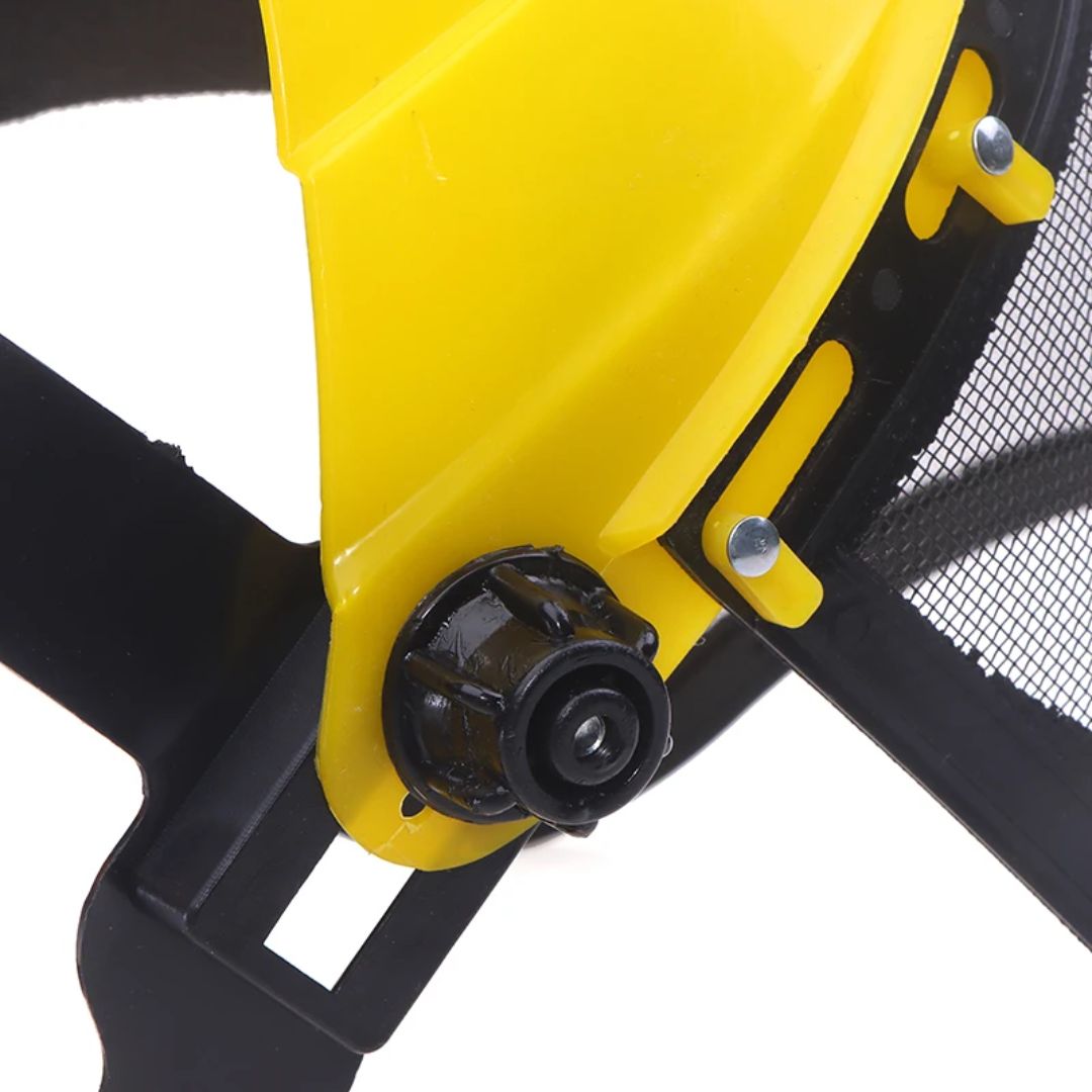 CALORA_ ProtecGear | Veiligheidshelm met Volledig Gezichtsmasker van Gaas
