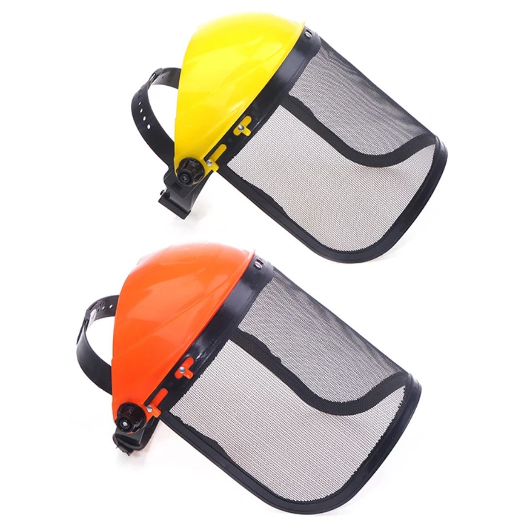 CALORA_ ProtecGear | Veiligheidshelm met Volledig Gezichtsmasker van Gaas