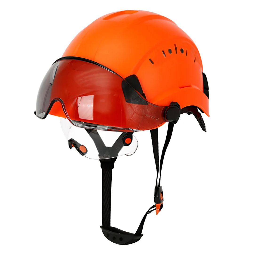 CALORA_ ProtecGear | Veiligheidshelm met Ingebouwde Vizier