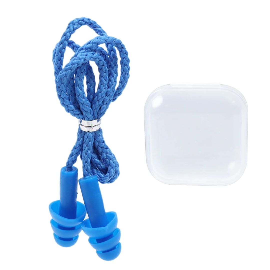 CALORA_ ProtecGear | Siliconen Oordoppen met Koord - Gehoorbescherming, Geluidsreductie
