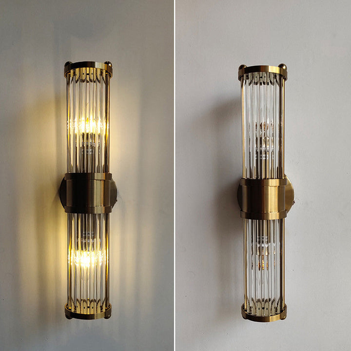 CALORA_ Klassieke Luxe Gouden Badkamer Wandlampen D9cm x H48cm