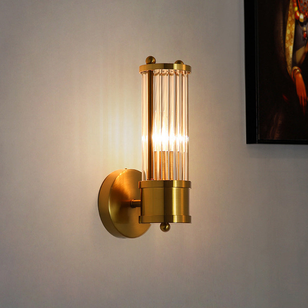 CALORA_ Klassieke Luxe Gouden Badkamer Wandlampen D9cm x H48cm