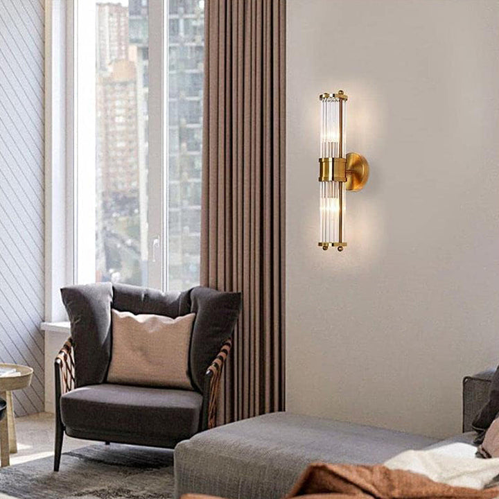 CALORA_ Klassieke Luxe Gouden Badkamer Wandlampen D9cm x H48cm