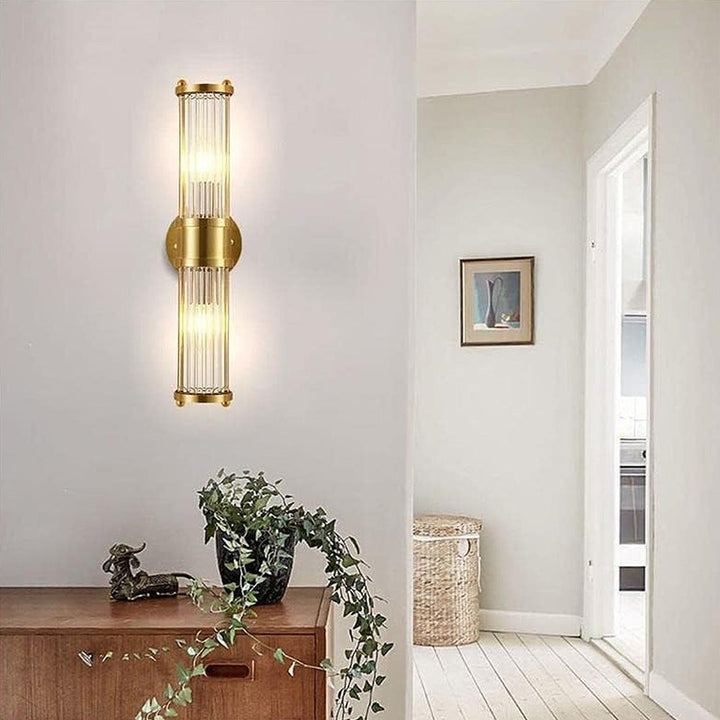CALORA_ Klassieke Luxe Gouden Badkamer Wandlampen D9cm x H48cm