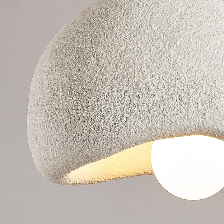 CALORA_ Cloud Linear Wabi-sabi Hanglamp - Glas en Metaal, 1 Fitting E27