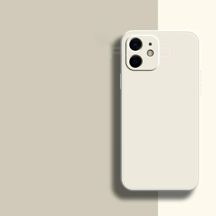 CALORA_ Zachte beschermende Silicone Hoes / case voor iPhone 11, 12 en 13
