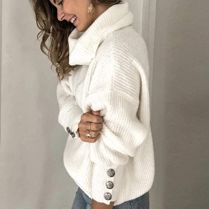 CALORA_ Valentié | Lichte Turleneck Pullover Sweater voor Dames