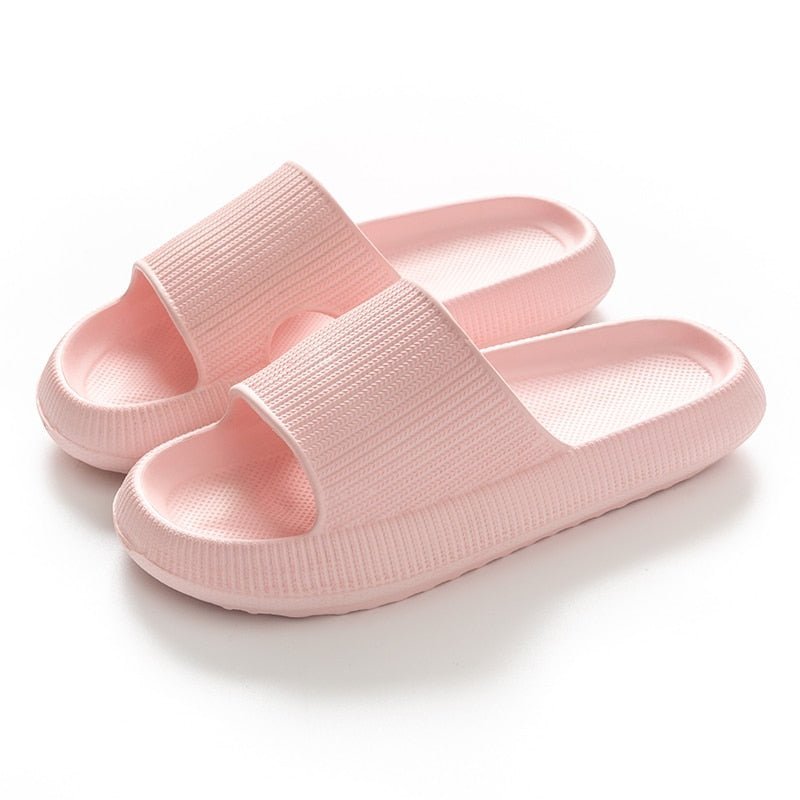 Adana | Comfy Wolk Slippers - Roze - #Calora#