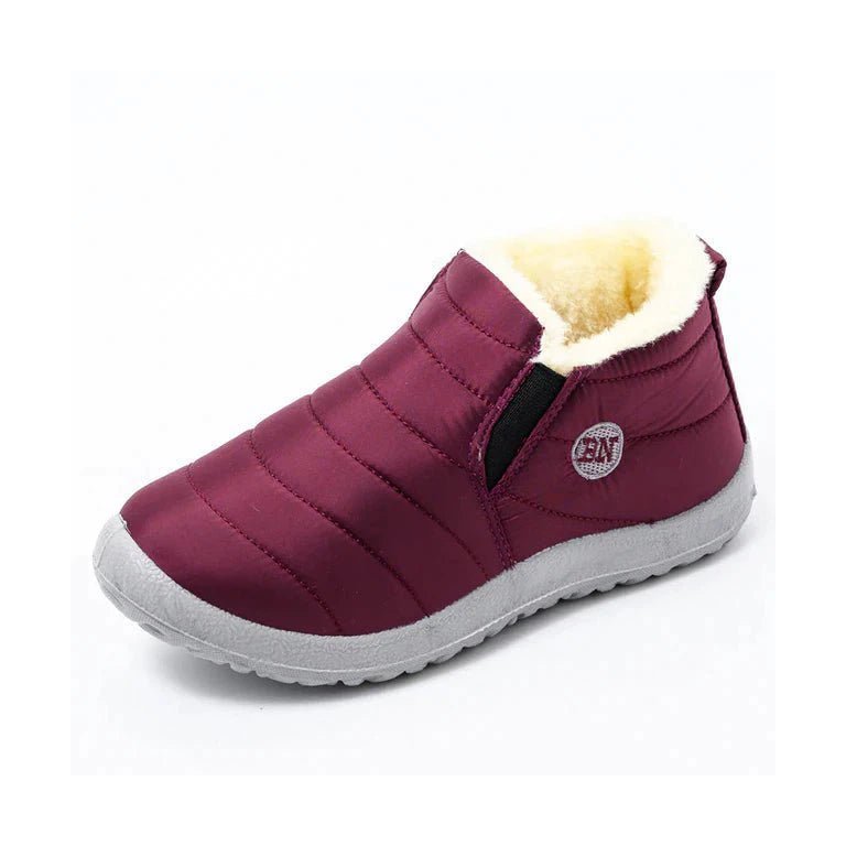 Adorna | Comfy Winter Schoenen - Rood - #Calora#