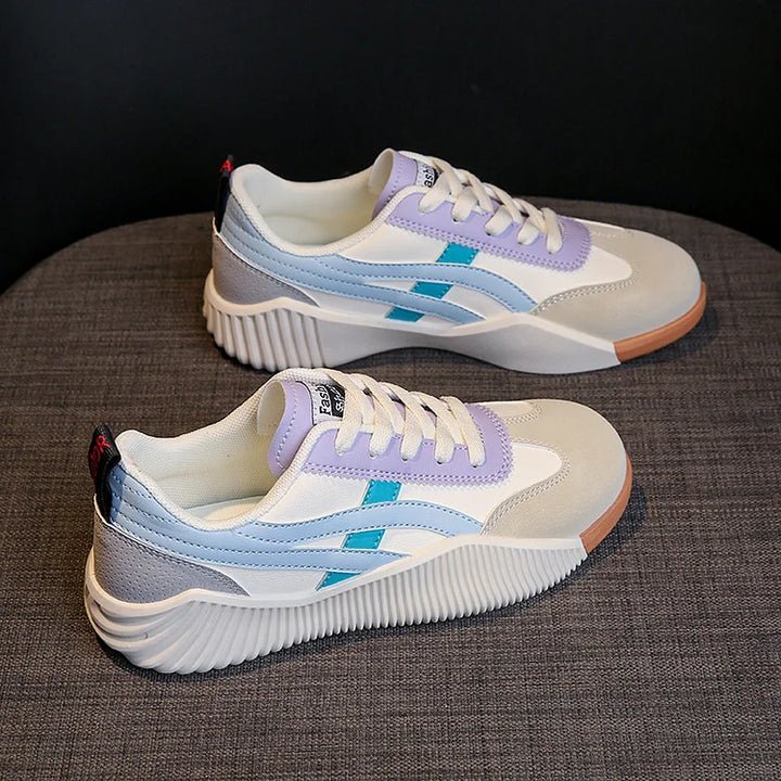 Alyssa | Sportieve Casual Sneakers - Zwart - #Calora#