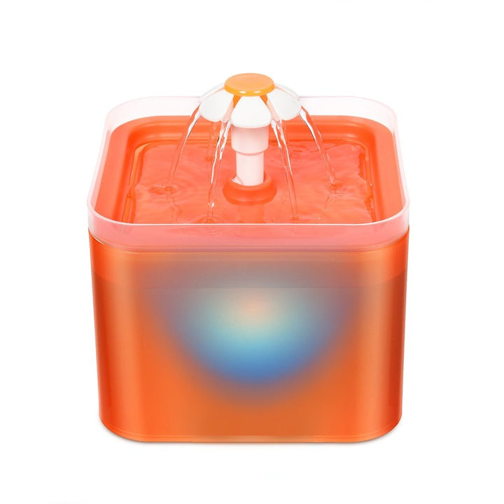 Aquadrink | Led Dieren Water Fontein - Oranje - #Calora#